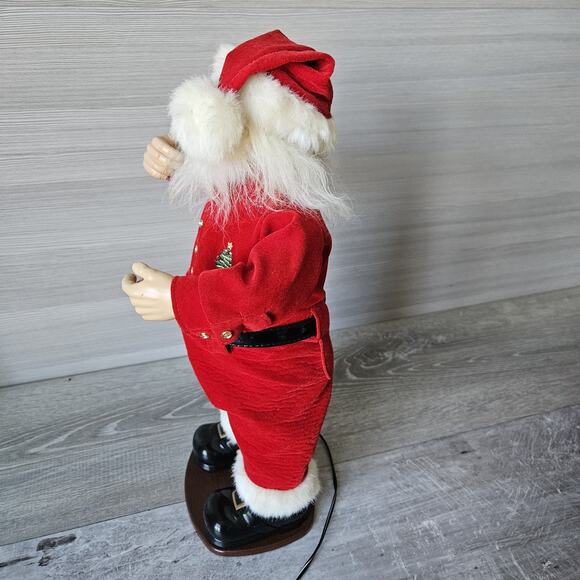 Jingle Bell Rock Santa Claus Animated Dancing Singing W Box Holiday Christmas - Picture 10 of 16